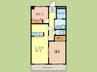 ラメ－ル藤井 2LDKの間取り