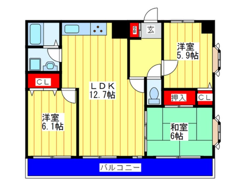 間取図 メゾン・ド・ルポ