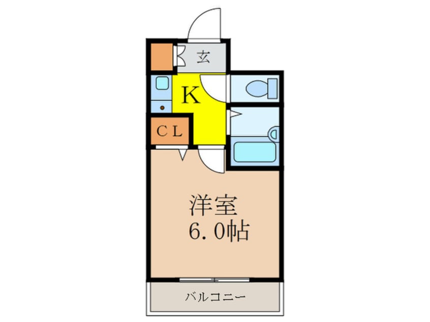 間取図 フレックス新大阪Ⅱ