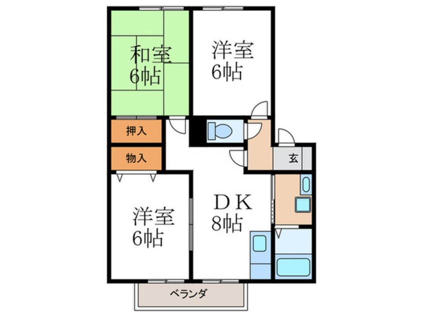 間取図 アルシェ樋口