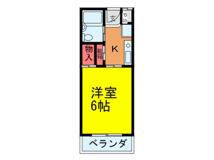 間取図 光栄ハイツ芥川