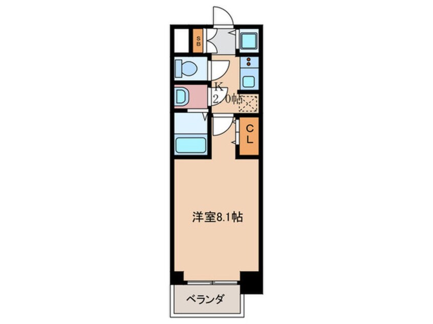 間取図 S-RESIDENCE都島