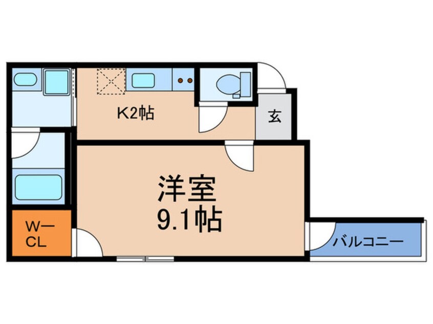 間取図 フジパレス北加賀屋駅北Ⅱ番館