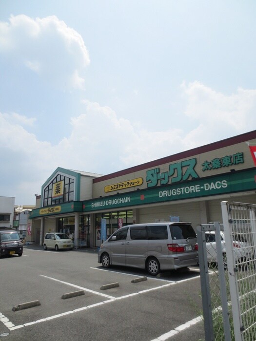 ダックス　右京太秦東店(ドラッグストア)まで800m グリーンヒルズ東裏