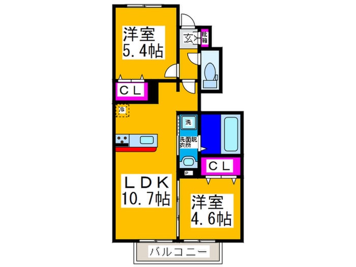間取り図 ラ・フェリーチェ