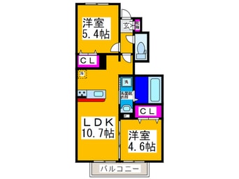 間取図 ラ・フェリーチェ