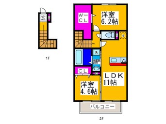 間取図 ラ・フェリーチェ