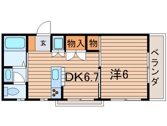 間取図 ハイローム北昭和Ⅲ