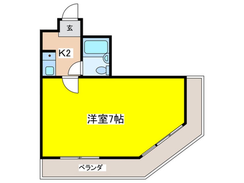 間取図 メゾンドソレイユ松野