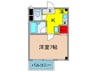 HILL TOP 千里山 1Kの間取り