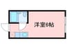 ソフィア・ハイム 1Rの間取り
