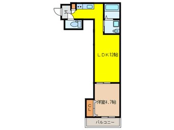 間取図 ＩＲＩＳＣＯＵＲＴ岡山