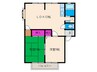 メイプルバレイ 2LDKの間取り