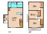 ベルリード鴻池 3LDKの間取り