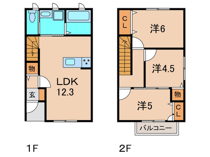 間取り図 ベルリード鴻池