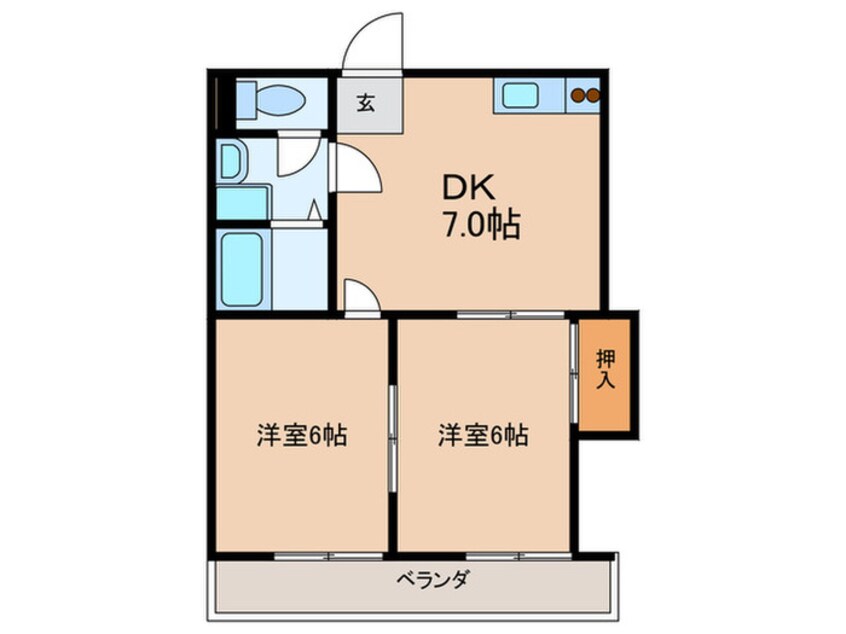 間取図 マンション佐和