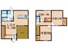 クレスカ北尾ⅡA 3LDKの間取り