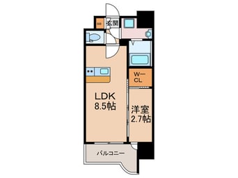 間取図 セレニテ福島プリエ