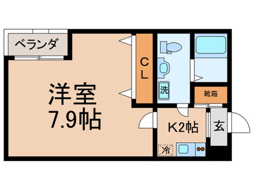 間取図 ブライト東住吉