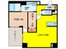 ブルーノ北畠 2LDKの間取り