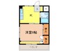 山本マンション 1DKの間取り