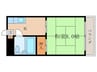 西浦マンション 1Kの間取り