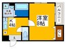 パークレジデンス 1Kの間取り