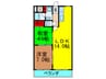 レオパレス香里 2LDKの間取り