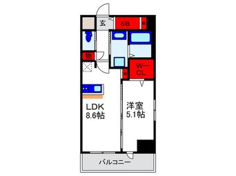 間取図 エールグラン豊中本町