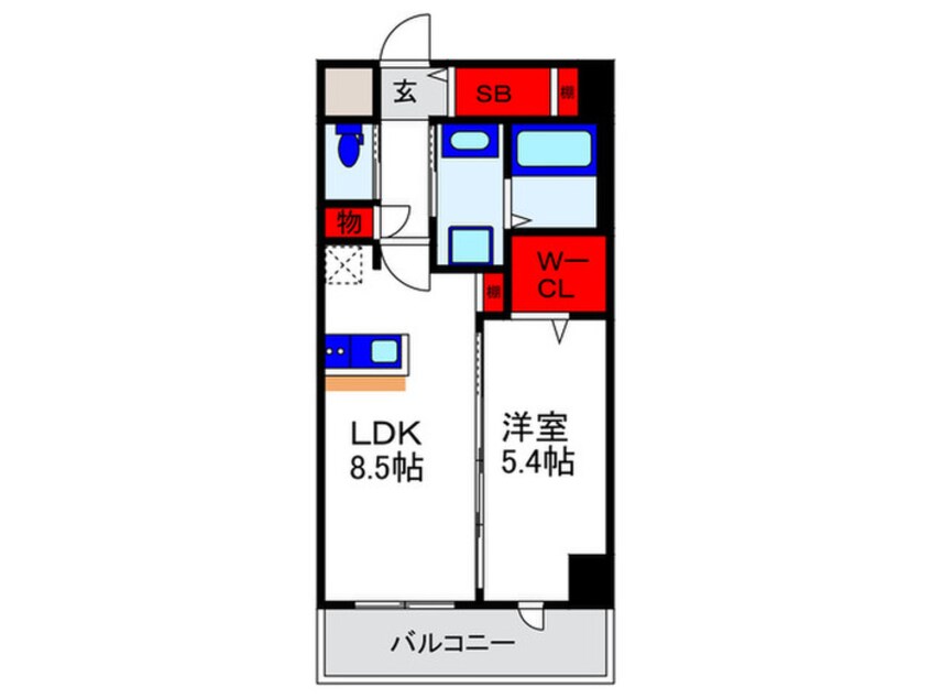 間取図 エールグラン豊中本町