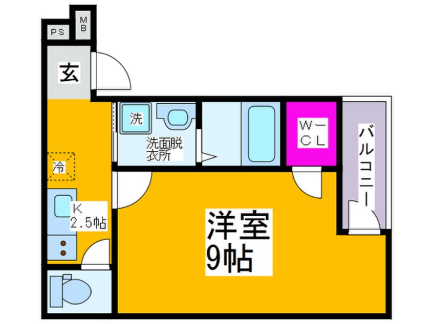 間取図 フジパレス住吉沢之町Ⅰ番館