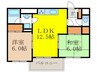 グラントピア新大阪 2LDKの間取り