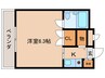 みささぎプチハイツ 1Kの間取り