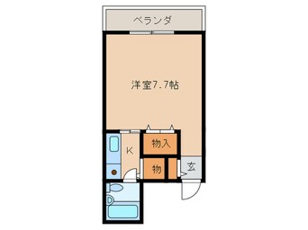 間取図 みささぎプチハイツ