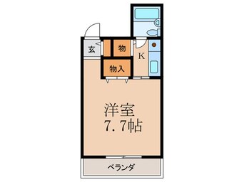 間取図 みささぎプチハイツ