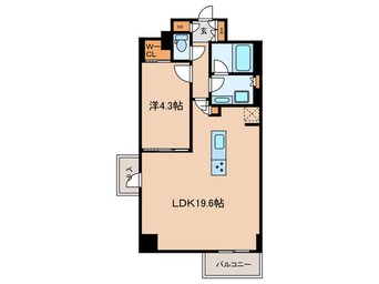 間取図 ﾌｧｲﾝﾚｼﾞﾃﾞﾝｽ大阪本町(1108)