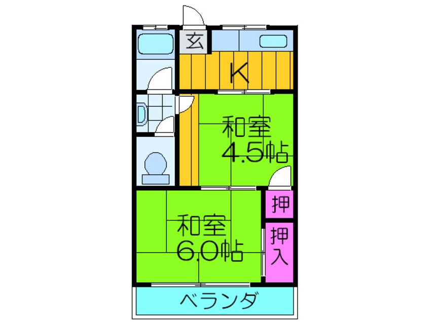 間取図 応司ハイツ