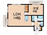 JMRレジデンス新大阪 1LDKの間取り