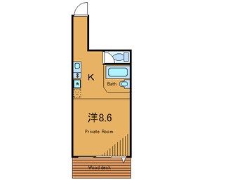 間取図 クレセンティア神戸・北野