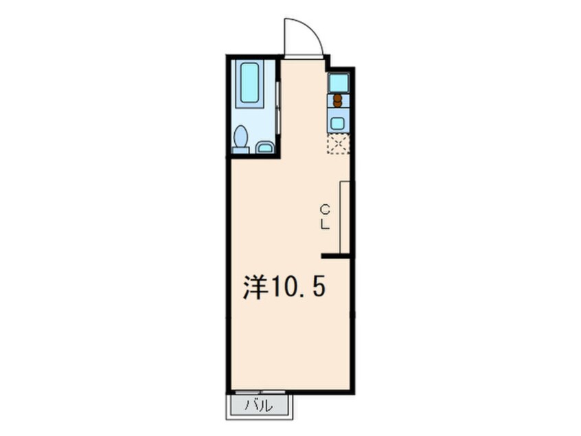 間取図 クレセンティア神戸・北野