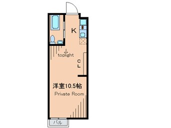 間取図 クレセンティア神戸・北野