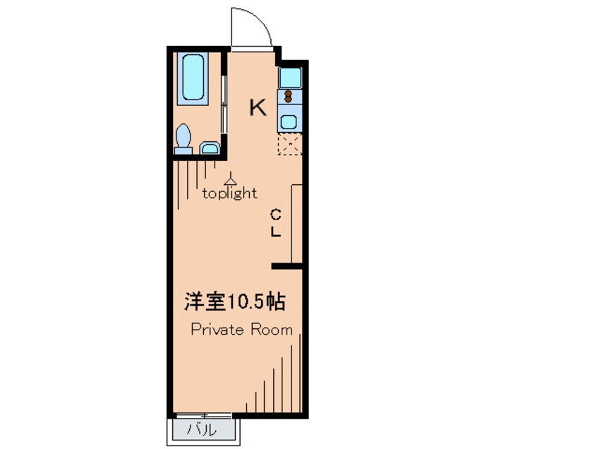 間取図 クレセンティア神戸・北野