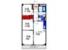 ヴィラ　みどり 3LDKの間取り