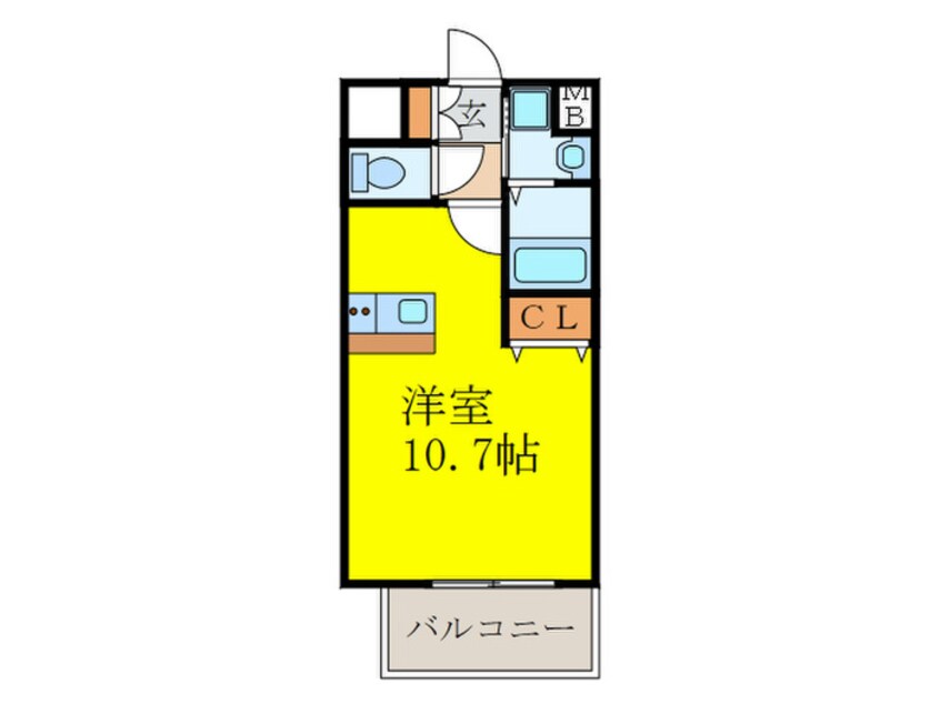 間取図 プレサンス新大阪クレスタ(901)