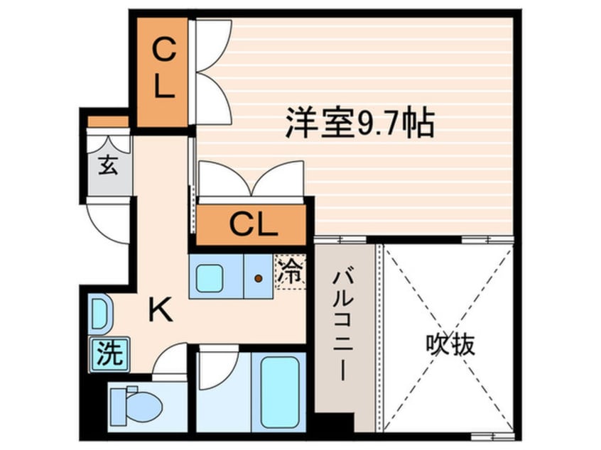 間取図 リグラン烏丸五条
