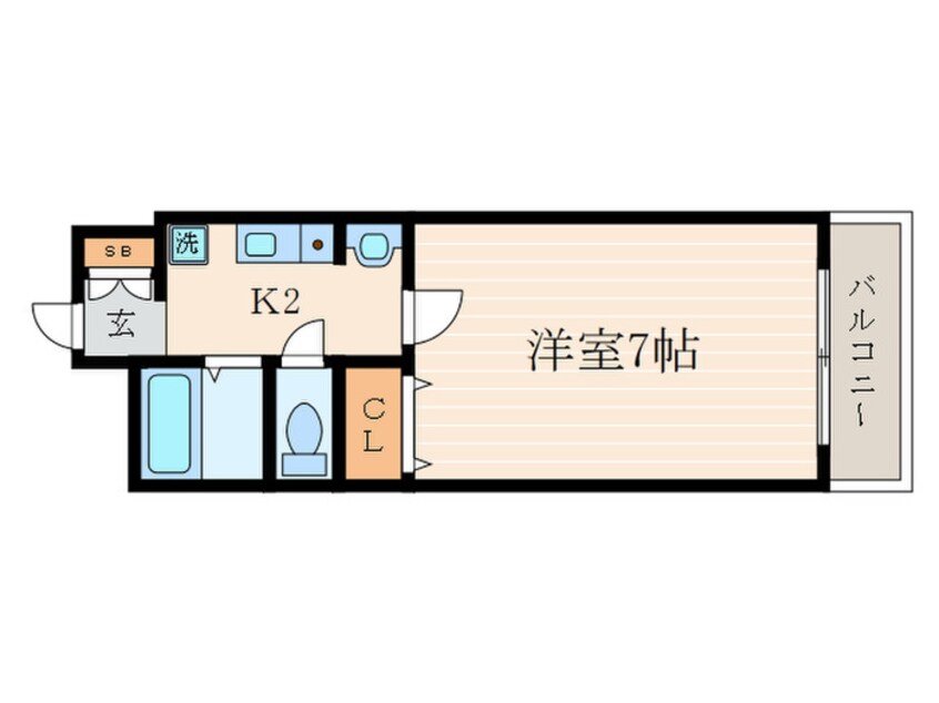 間取図 リグラン烏丸五条