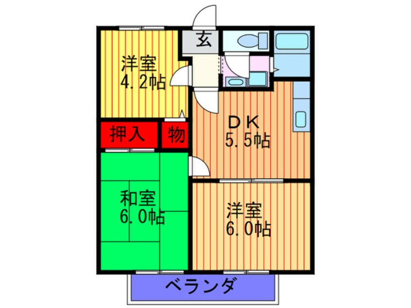 間取図 サンコート・オノ