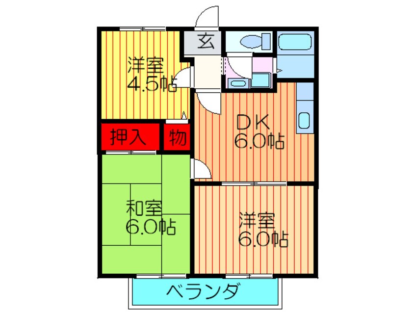 間取図 サンコート・オノ