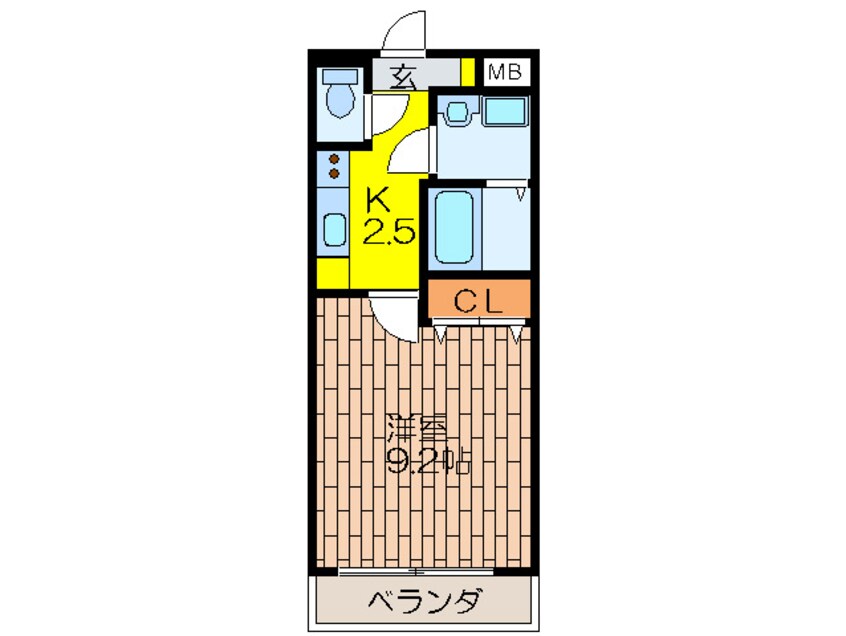 間取図 フジパレス城東諏訪Ⅵ番館