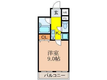 間取図 アルザス江坂